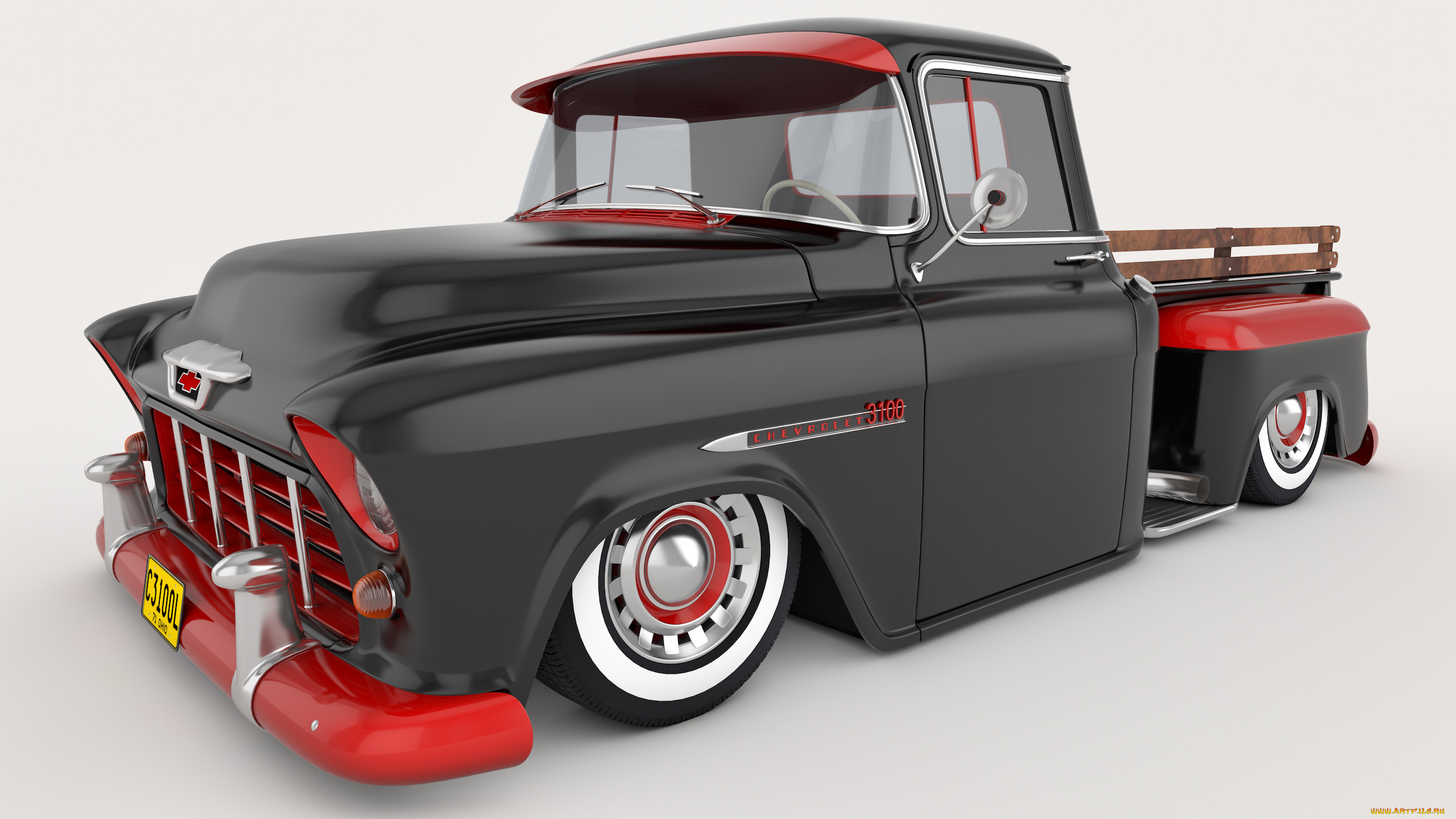 , 3, chevrolet, 1955, 3100, pickup